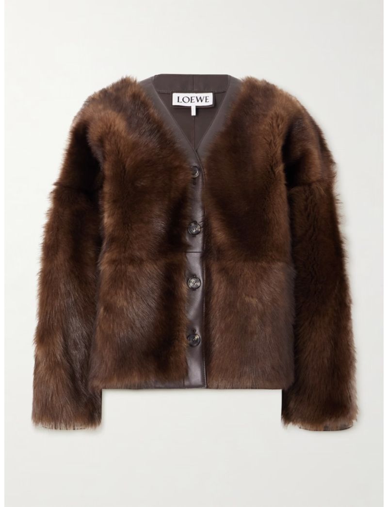 Casaco Pele Marrom